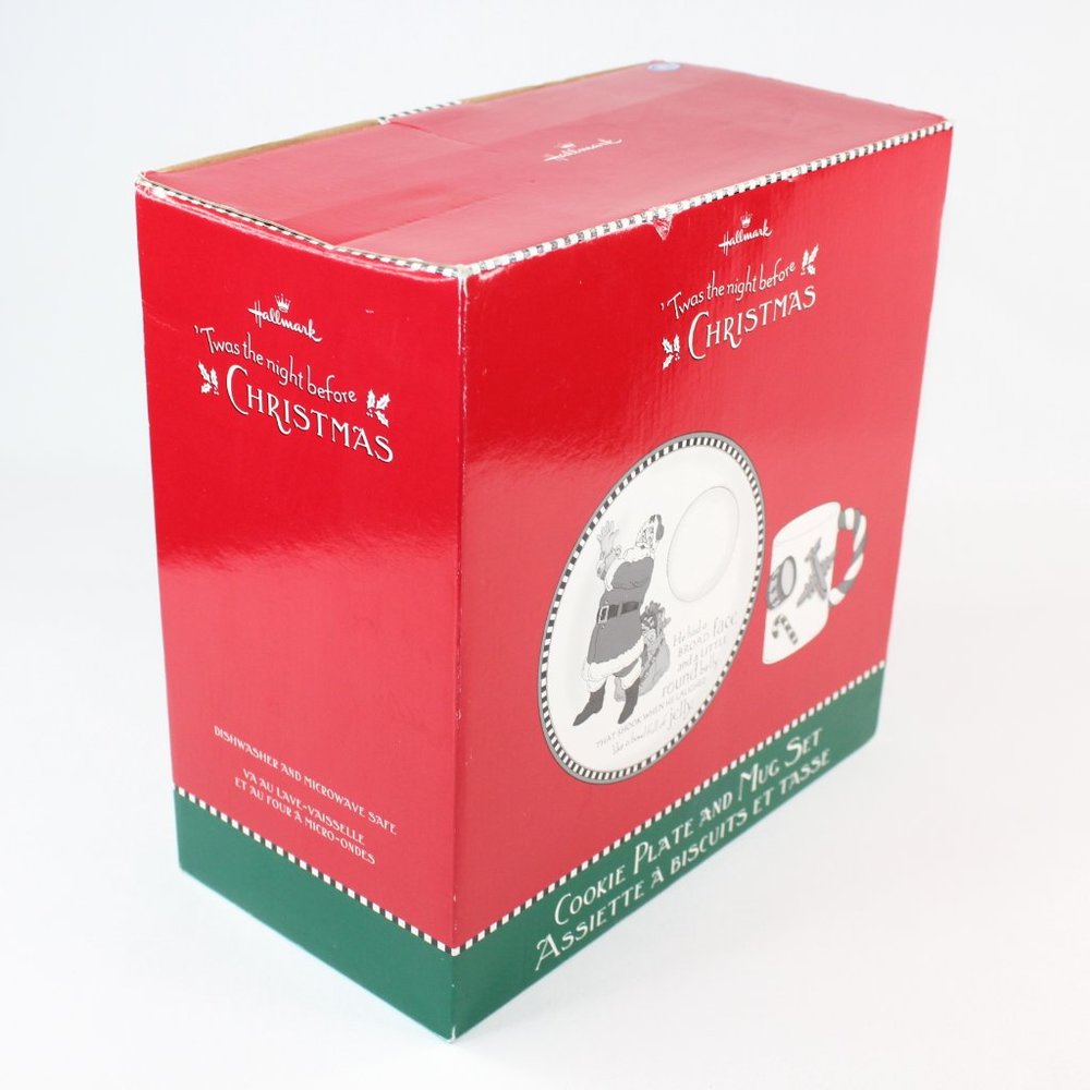 Hallmark Santa Claus Cookie Plate And Mug Set - Picture 12 of 12